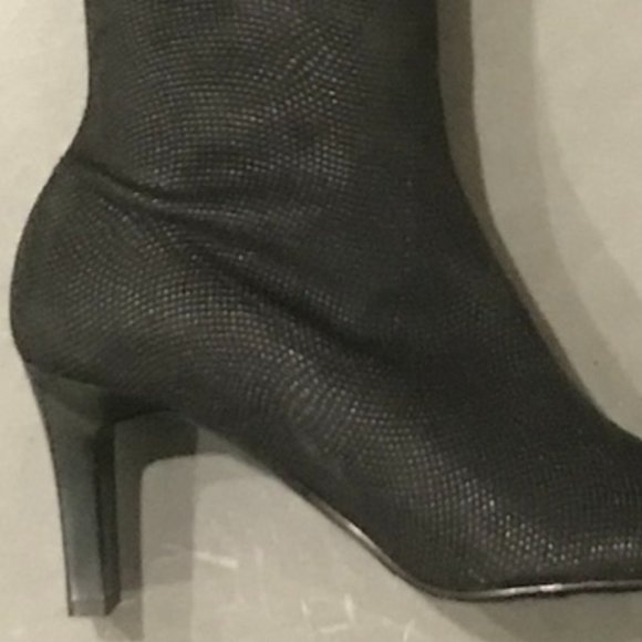 FRANCE MODE BLACK HIGH HEEL BOOT MONTANA - Picture 3 of 5